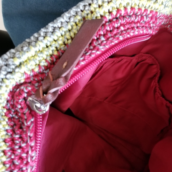 The Sak Cambria rainbow crochet tote bag - Picture 3 of 9